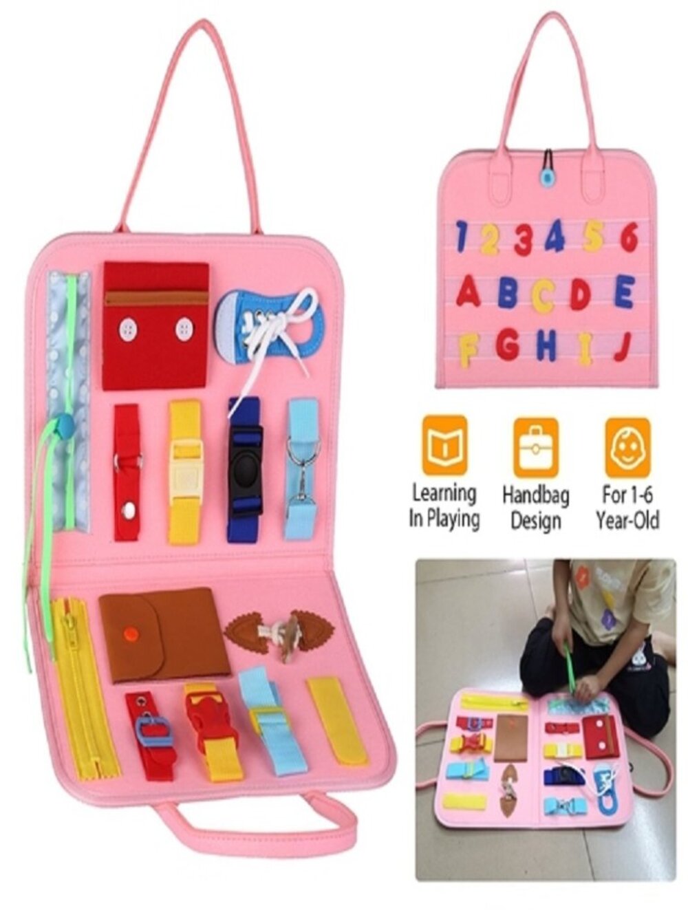 Baby Crawling Play Mat | Soft, Non-Slip, Machine Washable